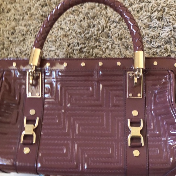 Brand New Gianni Versace Patent Leather Satchel - Picture 6 of 9